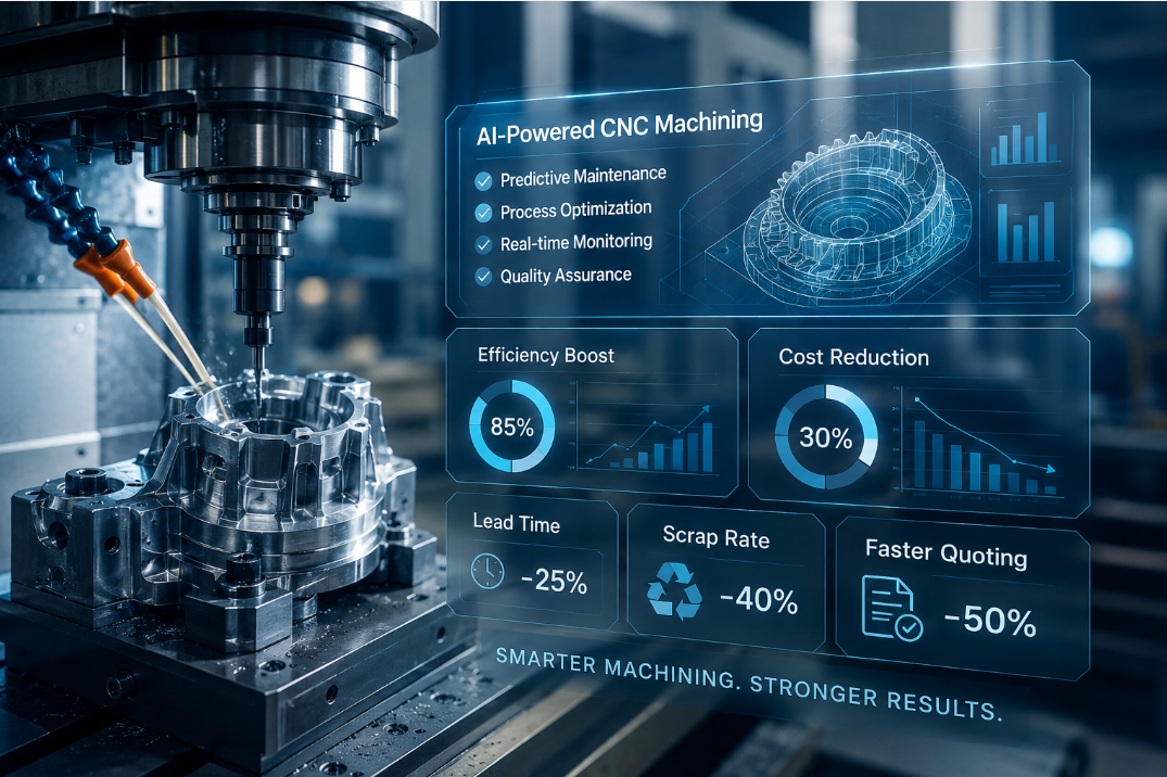 Kann künstliche Intelligenz die CNC-Bearbeitung schneller und kostengünstiger machen?